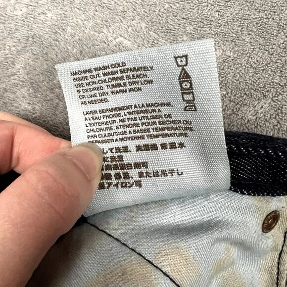 Chip & Pepper Denim Skirt Womens 28 Hi-low Y2K Style Grunge Made in USA Alt Goth - Picture 9 of 10